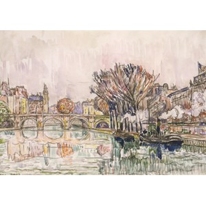 Grafika (00494) - Paul Signac: "Le Pont Neuf, Paris, 1928" - 1000 Teile Puzzle