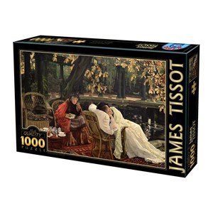 D-Toys (75079) - James Tissot: "A Convalescent" - 1000 Teile Puzzle