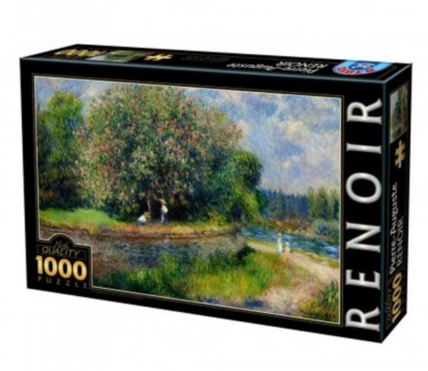 D-Toys (74904) - Pierre-Auguste Renoir: "Chestnut Tree in Bloom" - 1000 Teile Puzzle
