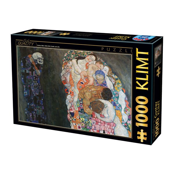 D-Toys (74935) - Gustav Klimt: "Gustav Klimt, 1916" - 1000 Teile Puzzle