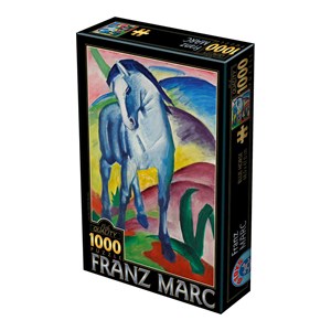 D-Toys (75147) - Franz Marc: "Blaues Pferd" - 1000 Teile Puzzle
