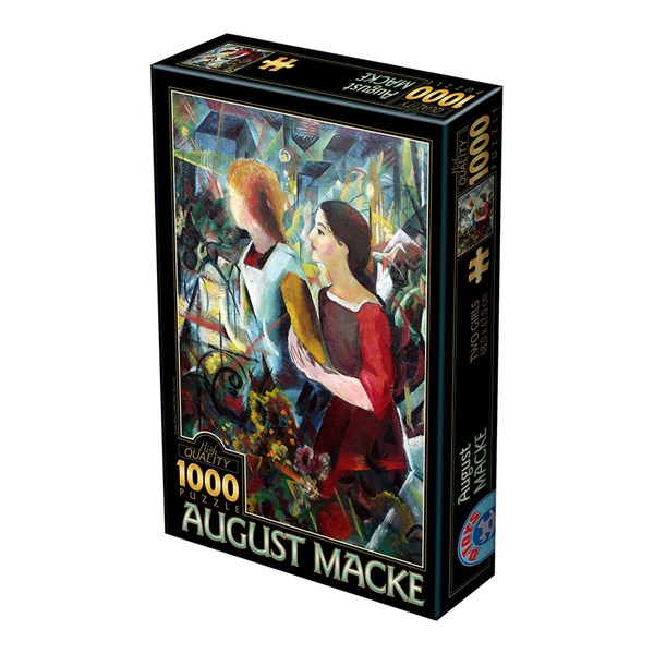 D-Toys (75154) - August Macke: "Zwei Mädchen" - 1000 Teile Puzzle
