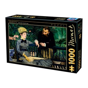D-Toys (75239) - Edouard Manet: "Im Wintergarten, 1879" - 1000 Teile Puzzle