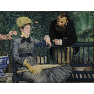 D-Toys (75239) - Edouard Manet: "Im Wintergarten, 1879" - 1000 Teile Puzzle