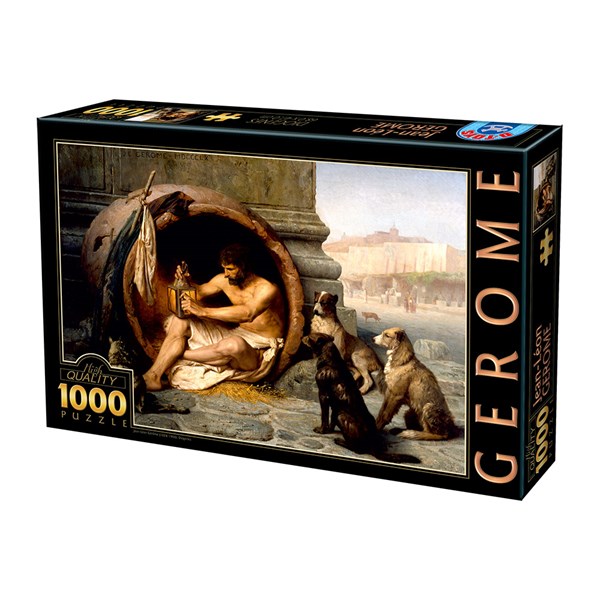 D-Toys (75017) - Jean-Leon Gerome: "Diogenes, 1860" - 1000 Teile Puzzle