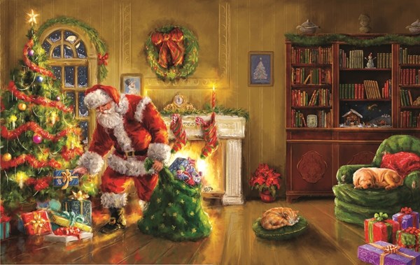 SunsOut (60607) - Marcello Corti: "Santa's Special Delivery" - 550 Teile Puzzle