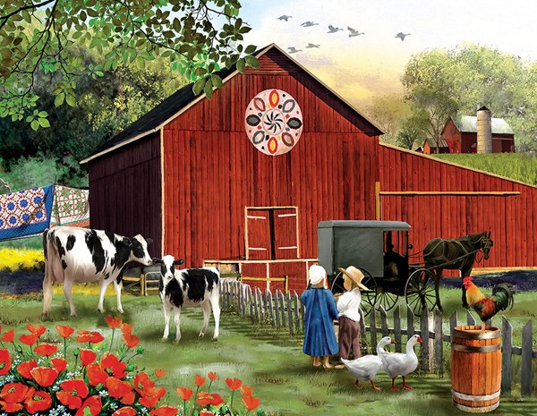 SunsOut (28727) - Tom Wood: "Serenity in the Country" - 1000 Teile Puzzle