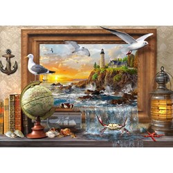 Bluebird Puzzle (70112) - Dominic Davison: "Marine to Life" - 1000 Teile Puzzle