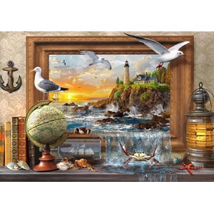 Bluebird Puzzle (70112) - Dominic Davison: "Marine to Life" - 1000 Teile Puzzle