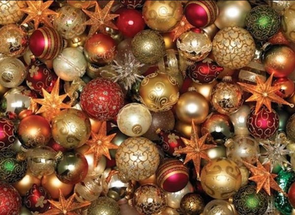 Cobble Hill (85012) - "Christmas Balls" - 500 Teile Puzzle