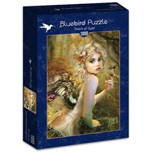 Bluebird Puzzle (70174) - Bente Schlick: "Touch of Gold" - 1000 Teile Puzzle