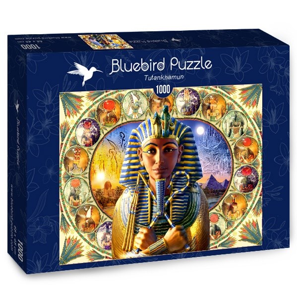 Bluebird Puzzle (70175) - Andrew Farley: "Tutankhamun" - 1000 Teile Puzzle