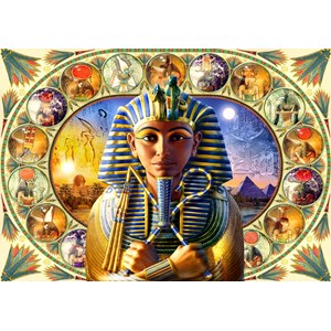 Bluebird Puzzle (70175) - Andrew Farley: "Tutankhamun" - 1000 Teile Puzzle