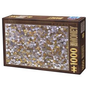 D-Toys (76441) - "Kleingeld" - 1000 Teile Puzzle