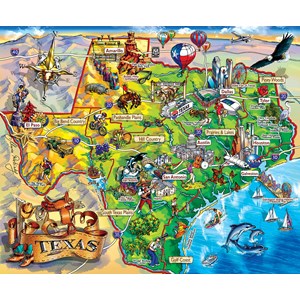 SunsOut (20516) - Maria Rabinsky: "Texas!!!" - 1000 Teile Puzzle
