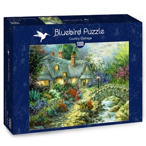 Bluebird Puzzle (70064) - Nicky Boehme: "Country Cottage" - 1000 Teile Puzzle