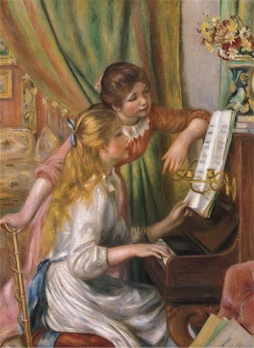 Anatolian (PER18018) - Pierre-Auguste Renoir: "Girls at the Piano" - 1000 Teile Puzzle