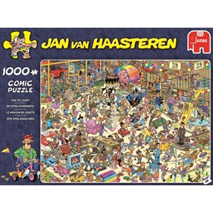Jumbo (19073) - Jan van Haasteren: "Das Spielzeuggeschäft" - 1000 Teile Puzzle