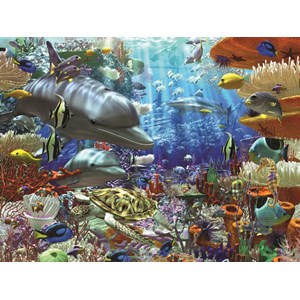 Ravensburger (17027) - David Penfound: "Leben unter Wasser" - 3000 Teile Puzzle