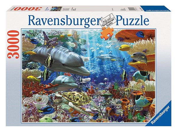 Ravensburger (17027) - David Penfound: "Leben unter Wasser" - 3000 Teile Puzzle