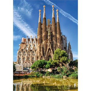 Jumbo (18835) - "Sagrada Familia View, Barcelona" - 1000 Teile Puzzle