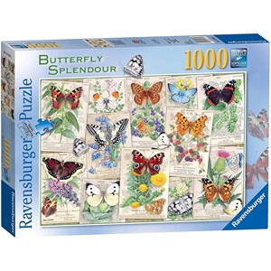 Ravensburger (15261) - "Butterfly Splendours" - 1000 Teile Puzzle