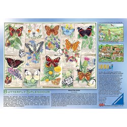 Ravensburger (15261) - "Butterfly Splendours" - 1000 Teile Puzzle