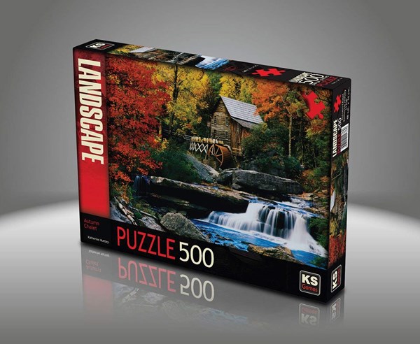 KS Games (11336) - Katherine Hurtley: "Autumn Chalet" - 500 Teile Puzzle