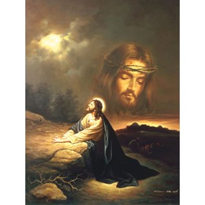 SunsOut (40010) - "Praying at Gethsemane" - 500 Teile Puzzle
