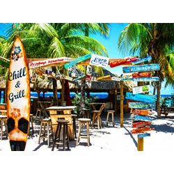 Grafika (02877) - "Willemstad Beach, Curaçao" - 2000 Teile Puzzle