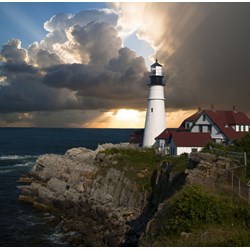 Grafika (01257) - "Leuchtturm" - 1500 Teile Puzzle