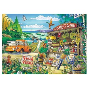 Trefl (37352) - "Morning in the Countryside" - 500 Teile Puzzle