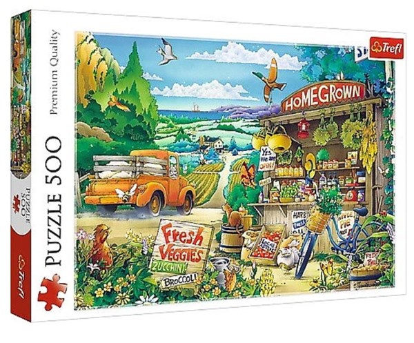 Trefl (37352) - "Morning in the Countryside" - 500 Teile Puzzle