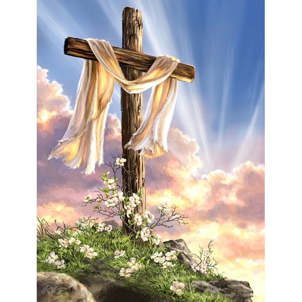 SunsOut (57111) - Dona Gelsinger: "He is Risen" - 500 Teile Puzzle