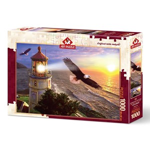 Art Puzzle (4221) - "High Flight at the Sun Rise" - 1000 Teile Puzzle
