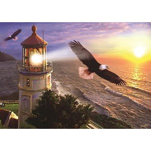 Art Puzzle (4221) - "High Flight at the Sun Rise" - 1000 Teile Puzzle