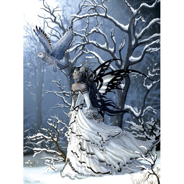 SunsOut (67623) - Nene Thomas: "Queen of Owls" - 1000 Teile Puzzle