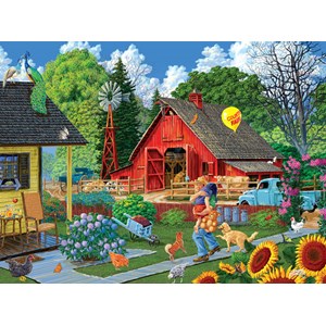 SunsOut (38919) - Joseph Burgess: "Home from the Fair" - 1000 Teile Puzzle