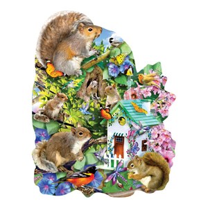 SunsOut (95999) - Lori Schory: "Something Squirrelly" - 1000 Teile Puzzle