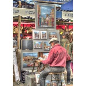 Grafika (02811) - "Street Artist, Paris, France" - 1000 Teile Puzzle