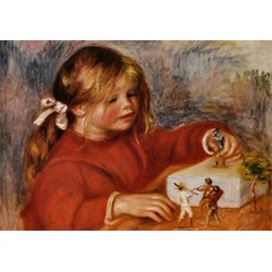 Grafika (00271) - Pierre-Auguste Renoir: "Claude Renoir jouant, 1905" - 1000 Teile Puzzle