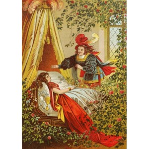 Grafika (00206) - Carl Offterdinger: "Sleeping Beauty" - 1000 Teile Puzzle