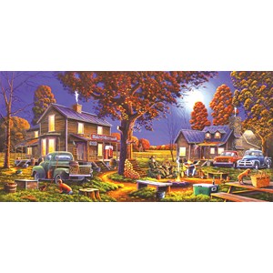 SunsOut (51320) - Geno Peoples: "Maple Spring Retreat" - 1000 Teile Puzzle