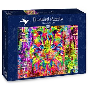 Bluebird Puzzle (70220) - "Wonderful Cat" - 1000 Teile Puzzle