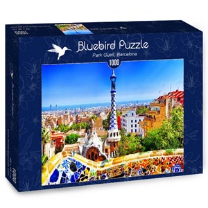 Bluebird Puzzle (70273) - "Park Güell, Barcelona" - 1000 Teile Puzzle