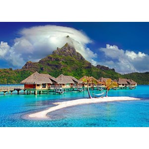 Bluebird Puzzle (70005) - "Bora Bora, Tahiti" - 500 Teile Puzzle