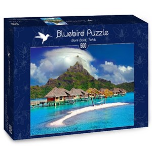 Bluebird Puzzle (70005) - "Bora Bora, Tahiti" - 500 Teile Puzzle