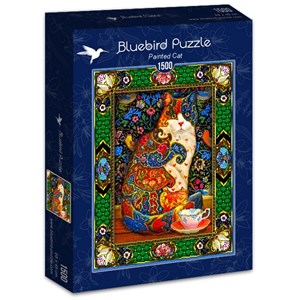 Bluebird Puzzle (70152) - Lewis T. Johnson: "Painted Cat" - 1500 Teile Puzzle