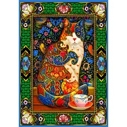 Bluebird Puzzle (70152) - Lewis T. Johnson: "Painted Cat" - 1500 Teile Puzzle