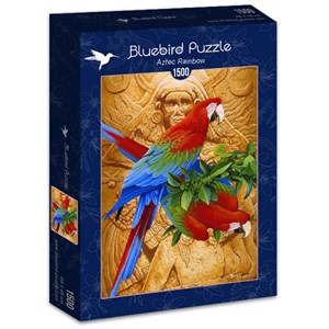 Bluebird Puzzle (70103) - Graeme Stevenson: "Aztec Rainbow" - 1500 Teile Puzzle